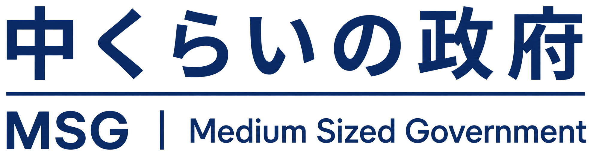 中くらいの政府 MSG Medium Sized Government